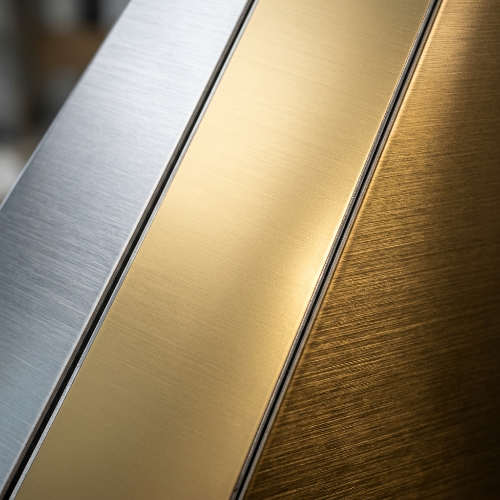 חיפוי אלוקובונד מטאלי - כרום, ברונזה וזהב