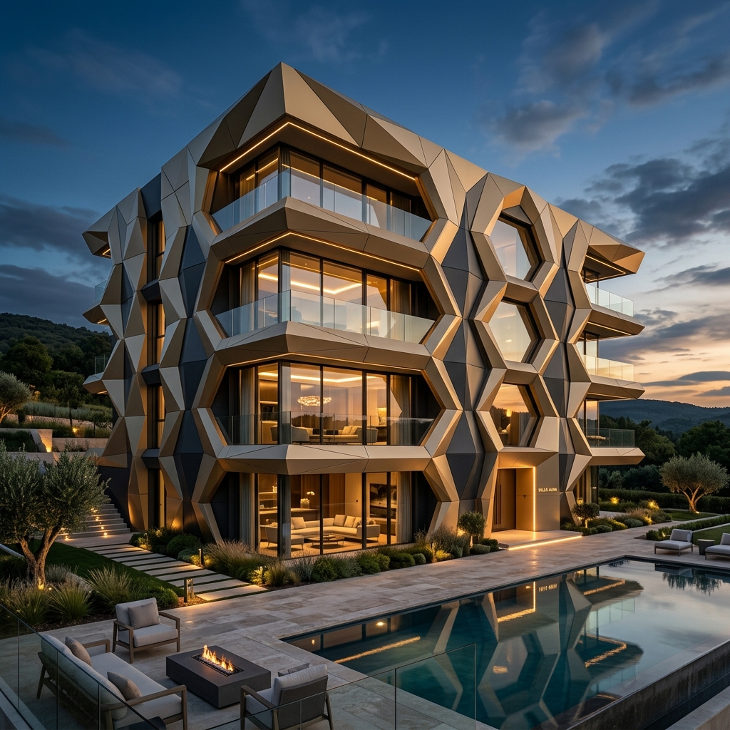 עיצוב חוץ עם אמירה – צבעים וטקסטורות שכובשים את חזיתות 2026